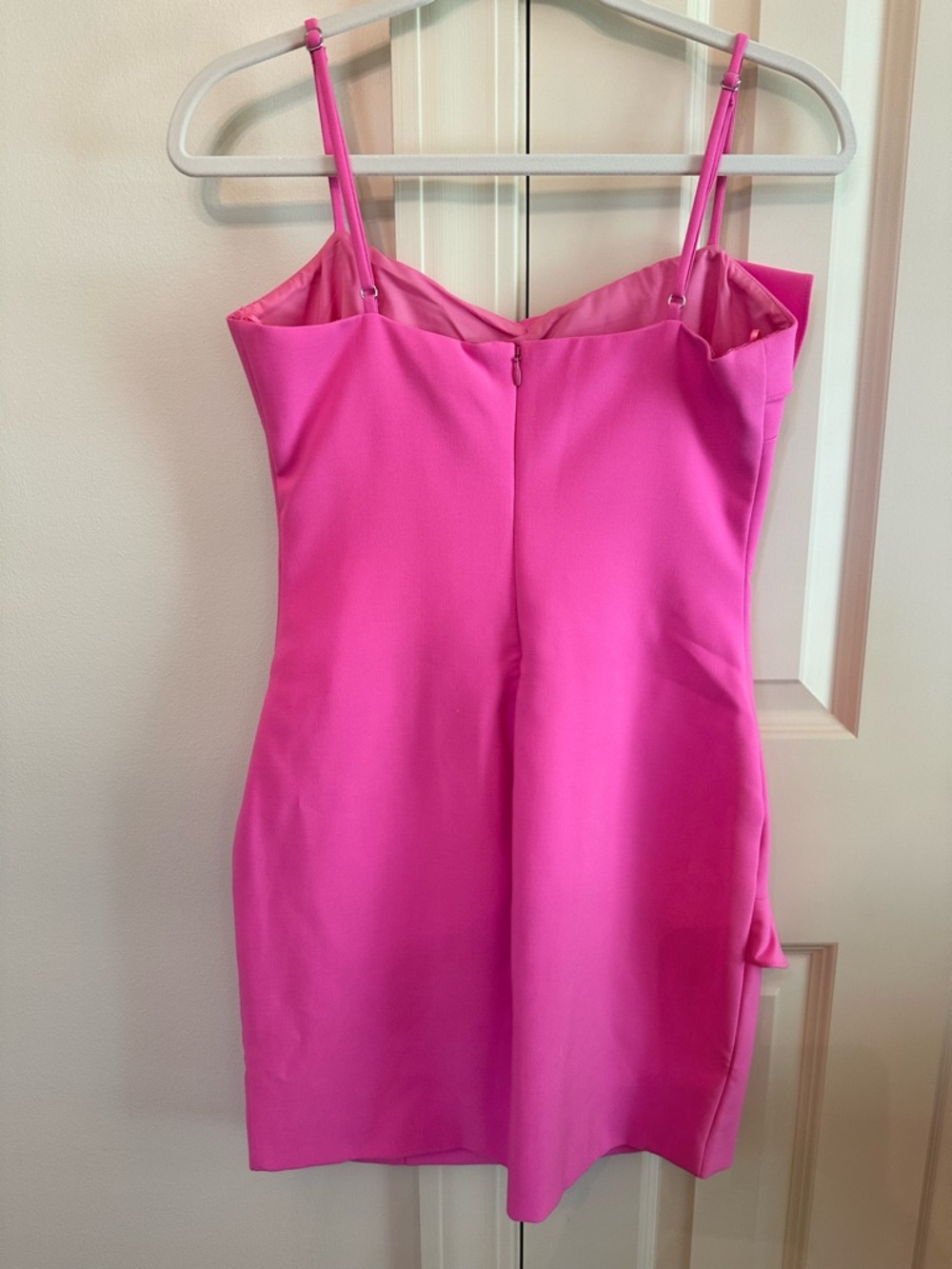 Likely Hot Pink Ruffle Mini Dress - Picture 2 of 4